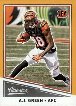 2017 Panini Classics - Glossy (Gold Border) #6 A.J. Green Front