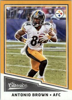 2017 Panini Classics - Glossy (Gold Border) #8 Antonio Brown Front