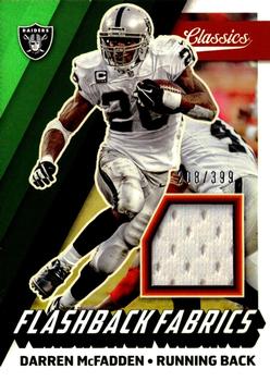 2017 Panini Classics - Flashback Fabrics #FF-DA Darren McFadden Front