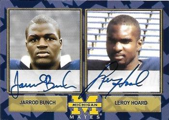 2002 TK Legacy Michigan Wolverines - Mates Autographs #MM29 Leroy Hoard / Jarrod Bunch Front