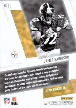 2017 Panini Prestige - Spectacular Catch #11 James Harrison Back