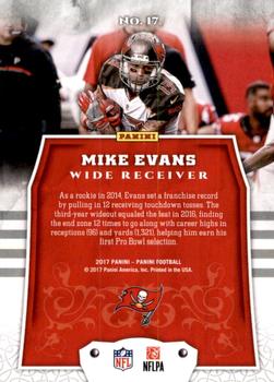 2017 Panini - Chivalry #17 Mike Evans Back