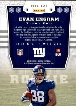 2017 Panini - Chivalry #121 Evan Engram Back