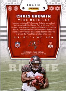 2017 Panini - Knight’s Templar Foil #141 Chris Godwin Back