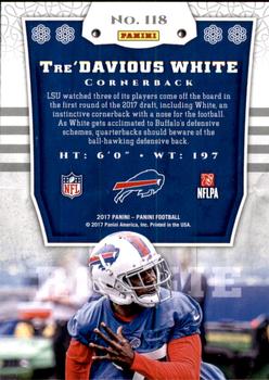 2017 Panini - Sacrifice #118 Tre'Davious White Back