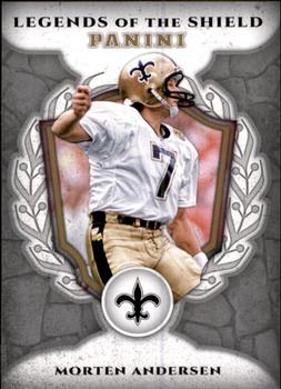 2017 Panini - Legends of the Shield #LS-MA Morten Andersen Front