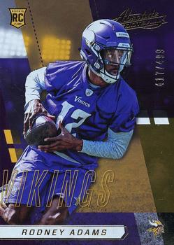 2017 Panini Absolute #171 Rodney Adams Front