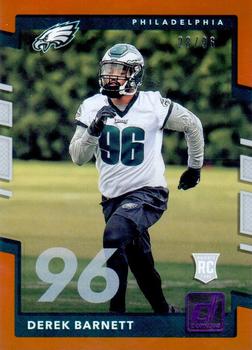 2017 Donruss - Jersey Number #358 Derek Barnett Front