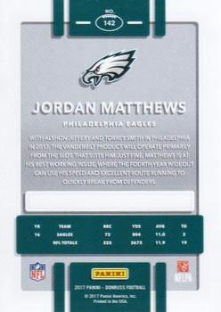 2017 Donruss - Press Proof Black #142 Jordan Matthews Back