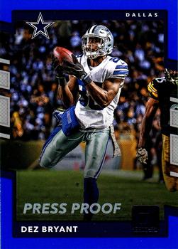 2017 Donruss - Press Proof Blue #245 Dez Bryant Front