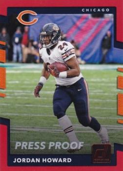 2017 Donruss - Press Proof Red #100 Jordan Howard Front