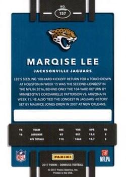 2017 Donruss - Press Proof Red #157 Marqise Lee Back