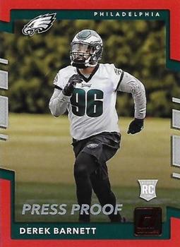 2017 Donruss - Press Proof Red #358 Derek Barnett Front