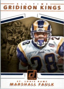 2017 Donruss - All-Time Gridiron Kings #30 Marshall Faulk Front