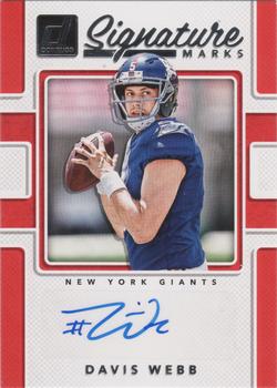 2017 Donruss - Signature Marks #SM-DWB Davis Webb Front