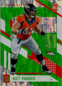 2017 Panini Unparalleled - Lime Green #89 Matt Paradis Front