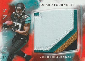 2017 Panini Origins - Rookie Jumbo Jerseys Orange #RJJ-LF Leonard Fournette Front