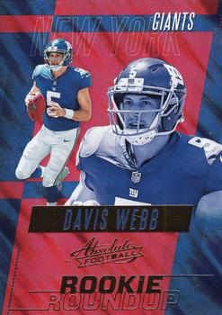 2017 Panini Absolute - Rookie Roundup Retail #9 Davis Webb Front