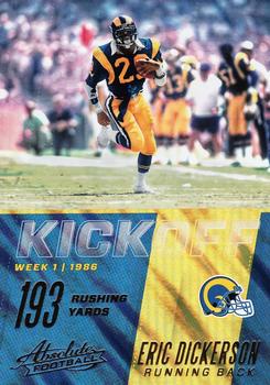 2017 Panini Absolute - Kickoff Retail #11 Eric Dickerson Front