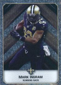 2017 Panini NFL Sticker Collection #381 Mark Ingram Front