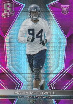 2017 Panini Spectra - Neon Pink #143 Malik McDowell Front