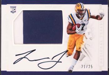 2017 Panini National Treasures Collegiate - College Materials Signatures Silver #103 Leonard Fournette Front