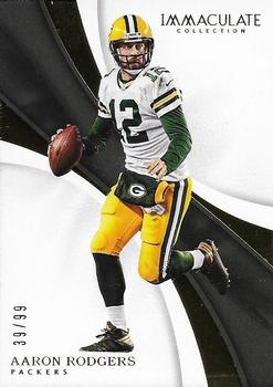2017 Panini Immaculate Collection #35 Aaron Rodgers Front