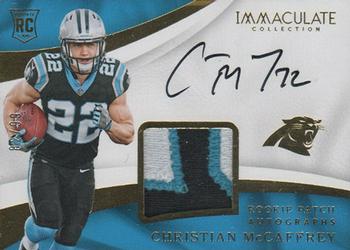 2017 Panini Immaculate Collection #111 Christian McCaffrey Front