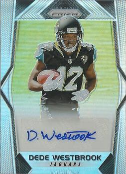 2017 Panini Prizm - Rookie Autographs Prizm #RA-DWB Dede Westbrook Front