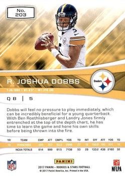 2017 Panini Rookies & Stars #203 R. Joshua Dobbs Back