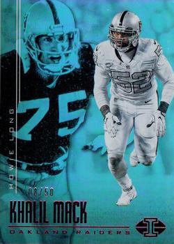 2017 Panini Illusions - Red #78 Khalil Mack / Howie Long Front