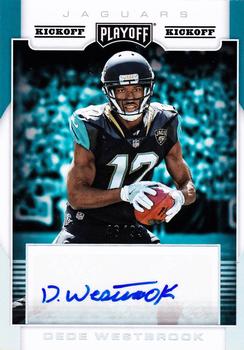 2017 Panini Playoff - RPS Autographs Kickoff #RPS-DD Dede Westbrook Front