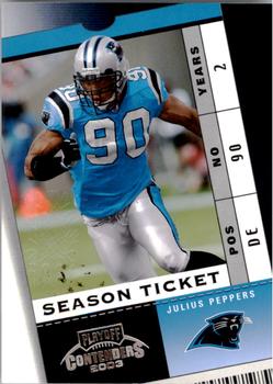 2003 Playoff Contenders - 2004 Hawaii Trade Conference #80 Julius Peppers Front