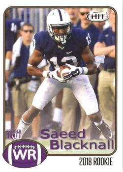 2018 SAGE HIT #26 Saeed Blacknall Front