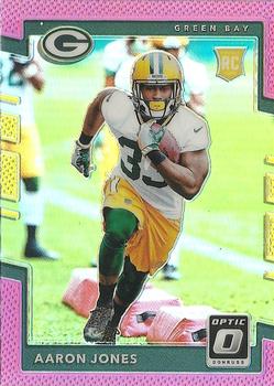 2017 Donruss Optic - Pink #135 Aaron Jones Front