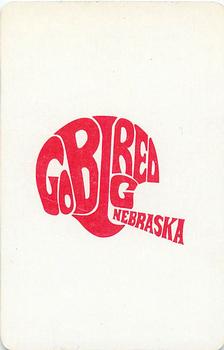 1973 Nebraska Cornhuskers Playing Cards (White Backs) #A♣ Terry Rogers Back