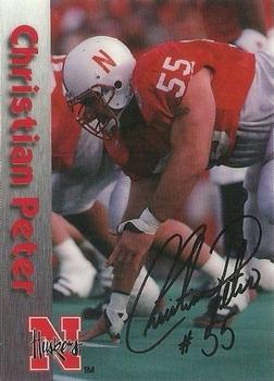 1995 Nebraska Cornhuskers Senior Set (1st Edition) #NNO Christian Peter Front