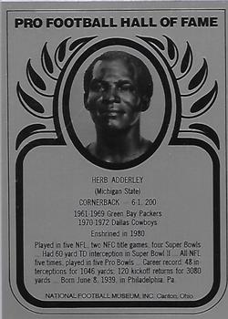 1982-83 Hall of Fame Metallics #NNO Herb Adderley Front