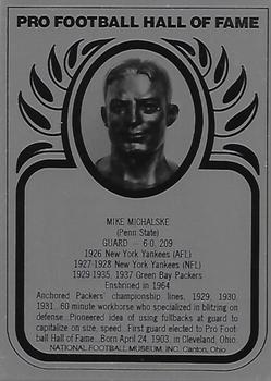 1982-83 Hall of Fame Metallics #NNO Mike Michalske Front