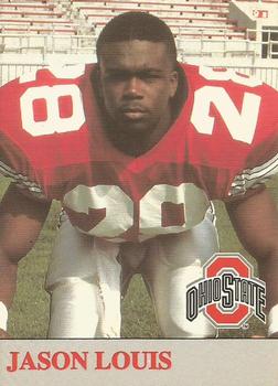 1992 Ohio State Buckeyes #49 Jason Louis Front
