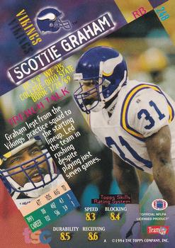 1994 Stadium Club - Super Bowl XXIX Embossed #248 Scottie Graham Back