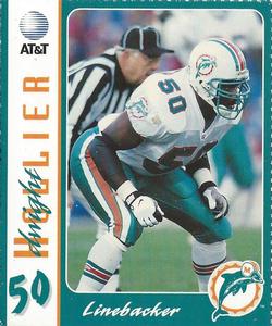 1996 AT&T Miami Dolphins #NNO Dwight Hollier Front
