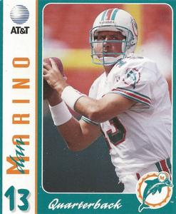 1996 AT&T Miami Dolphins #NNO Dan Marino Front