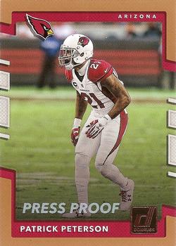 2017 Donruss - Press Proof Bronze #95 Patrick Peterson Front