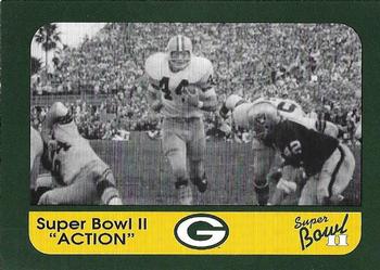 1991 Champion Cards Green Bay Packers Super Bowl II 25th Anniversary #15 Super Bowl II Action Front