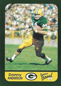 1991 Champion Cards Green Bay Packers Super Bowl II 25th Anniversary #32 Donny Anderson Front