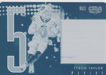 2016 Panini Gala - Plates and Patches Printing Plates Cyan #9 Tyrod Taylor Front