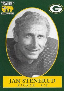 1992 Green Bay Packer Hall of Fame #83 Jan Stenerud Front