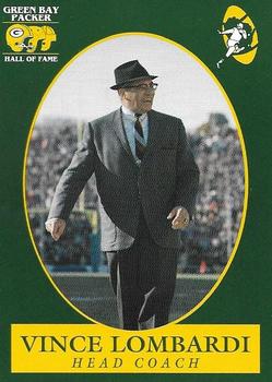 1992 Green Bay Packer Hall of Fame #105 Vince Lombardi Front