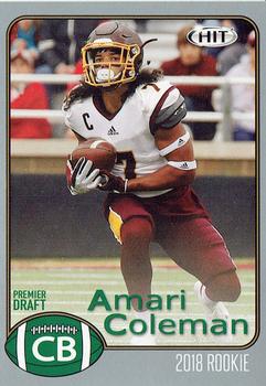 2018 SAGE HIT - Silver #101 Amari Coleman Front